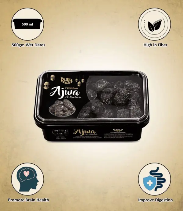 Ajwa Al Madinah Premium Dates | Ajwa Khajoor - Image 7 - Ruby Online