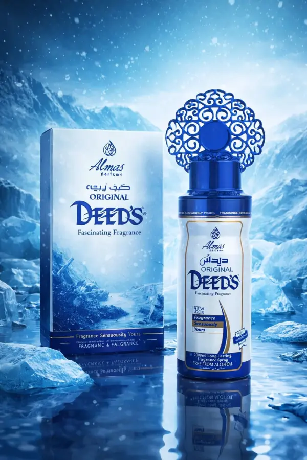 Almas Original Deed’s Fascinating Fragrance Spray 200ml – Long Lasting Premium Body Perfume - Image 2 - Ruby Online