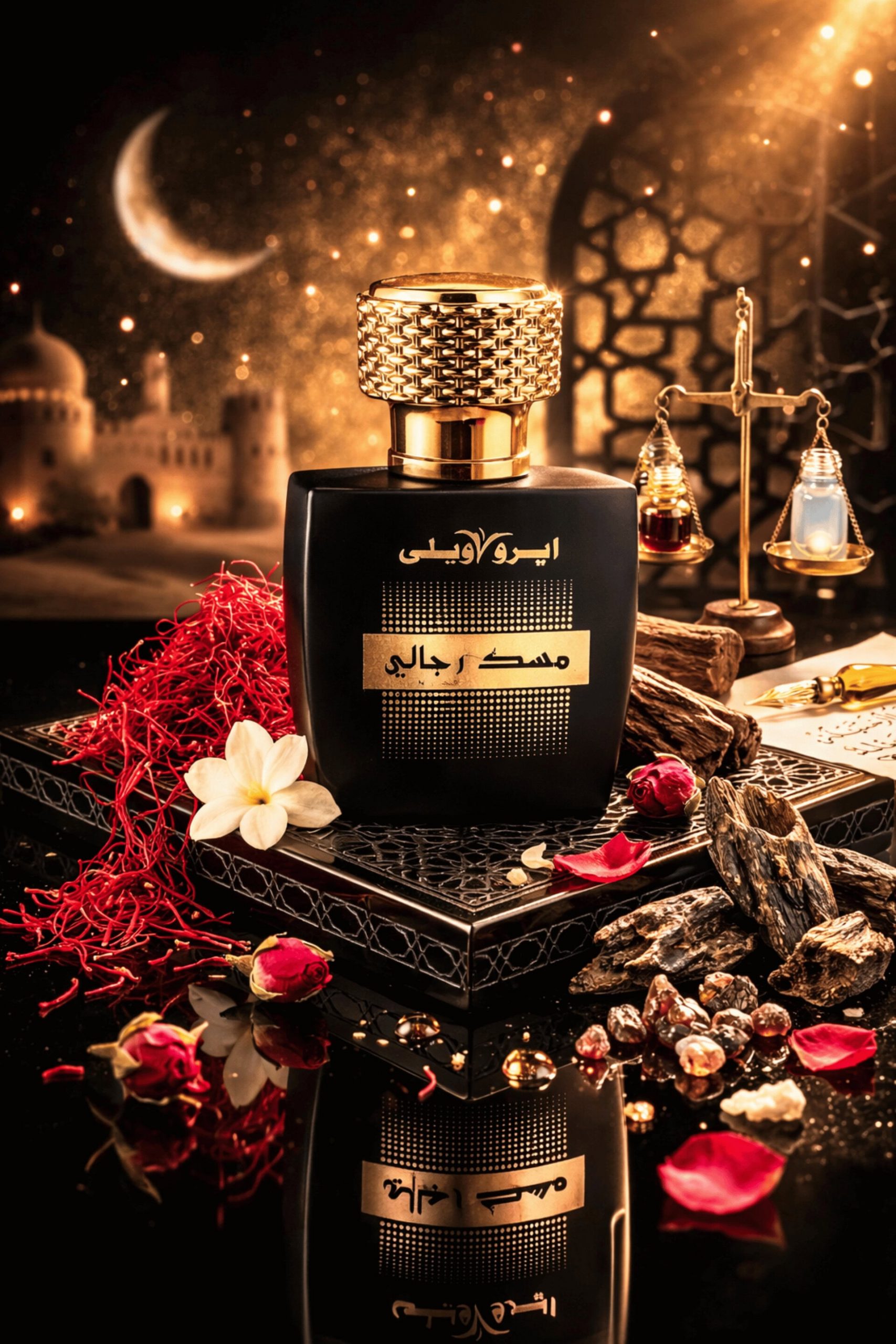 Euro Valley Musk Rijali Eau de Parfum 50ml – Premium Black & Gold Long-Lasting Musk Fragrance - Image 4 - Ruby Online