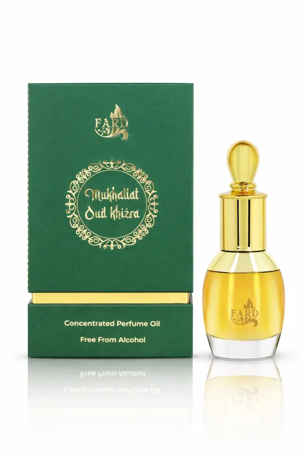 FARD Mukhallat Oud Khizra Premium Attar 14ml – Alcohol Free Concentrated Oud Perfume Oil - Image 3 - Ruby Online