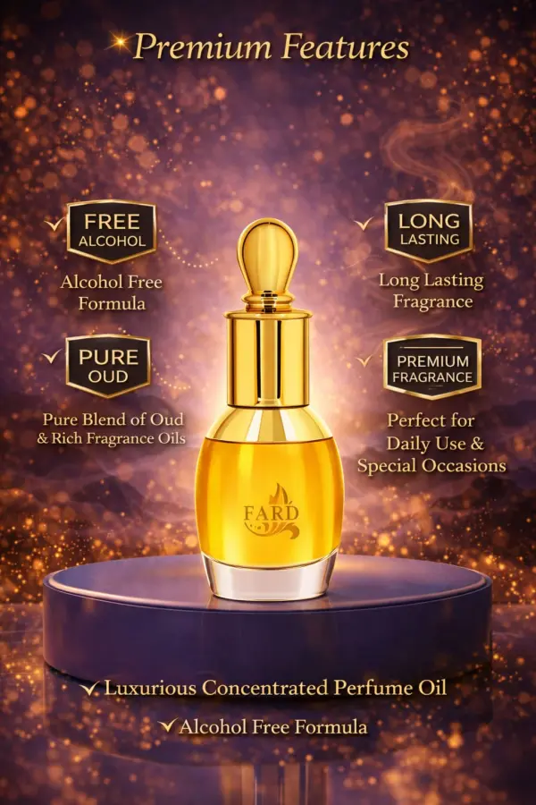 FARD Mukhallat Oud Al Taiba Premium Attar 14ml – Luxury Alcohol-Free Oud Perfume Oil - Image 2 - Ruby Online