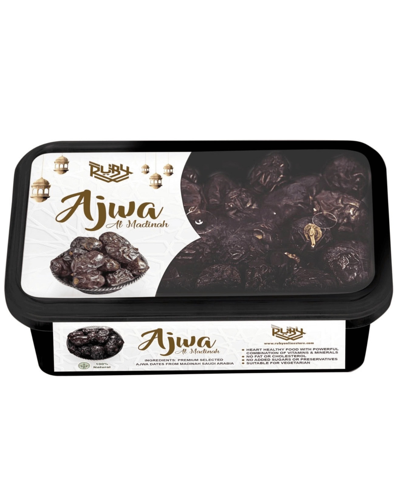 Ajwa Al Madinah Premium Dates | Ajwa Khajoor - Image 2 - Ruby Online