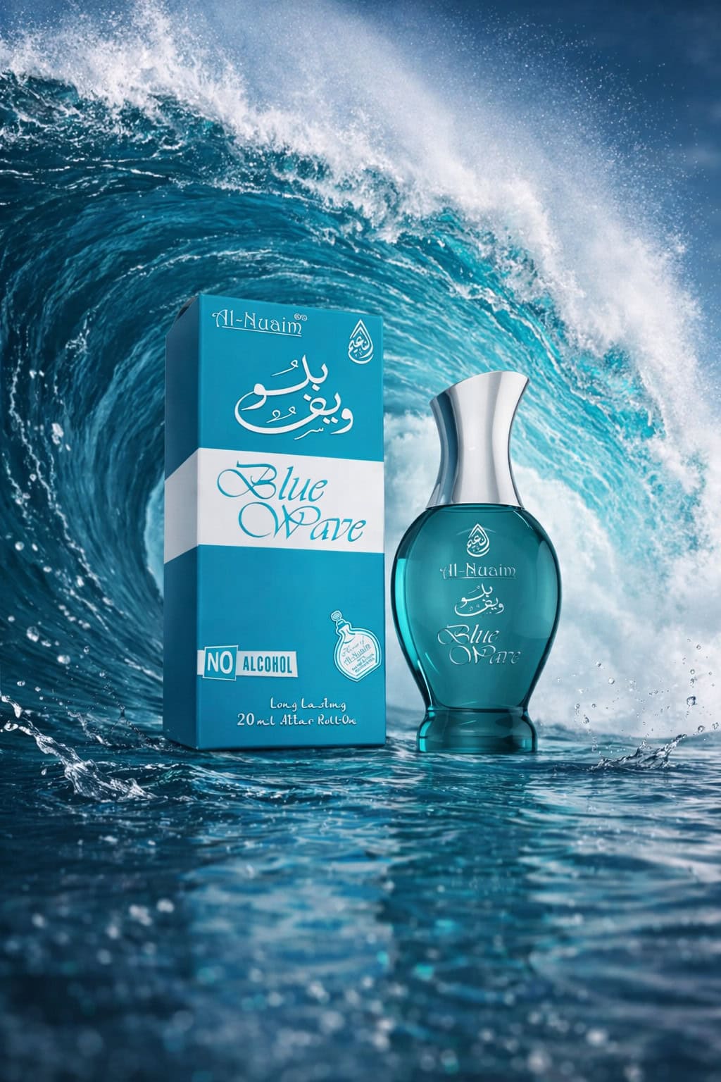 Al Nuaim Blue Wave Premium Attar Roll-On 20ml – Alcohol Free Long Lasting Fresh Aqua Fragrance - Image 4 - Ruby Online