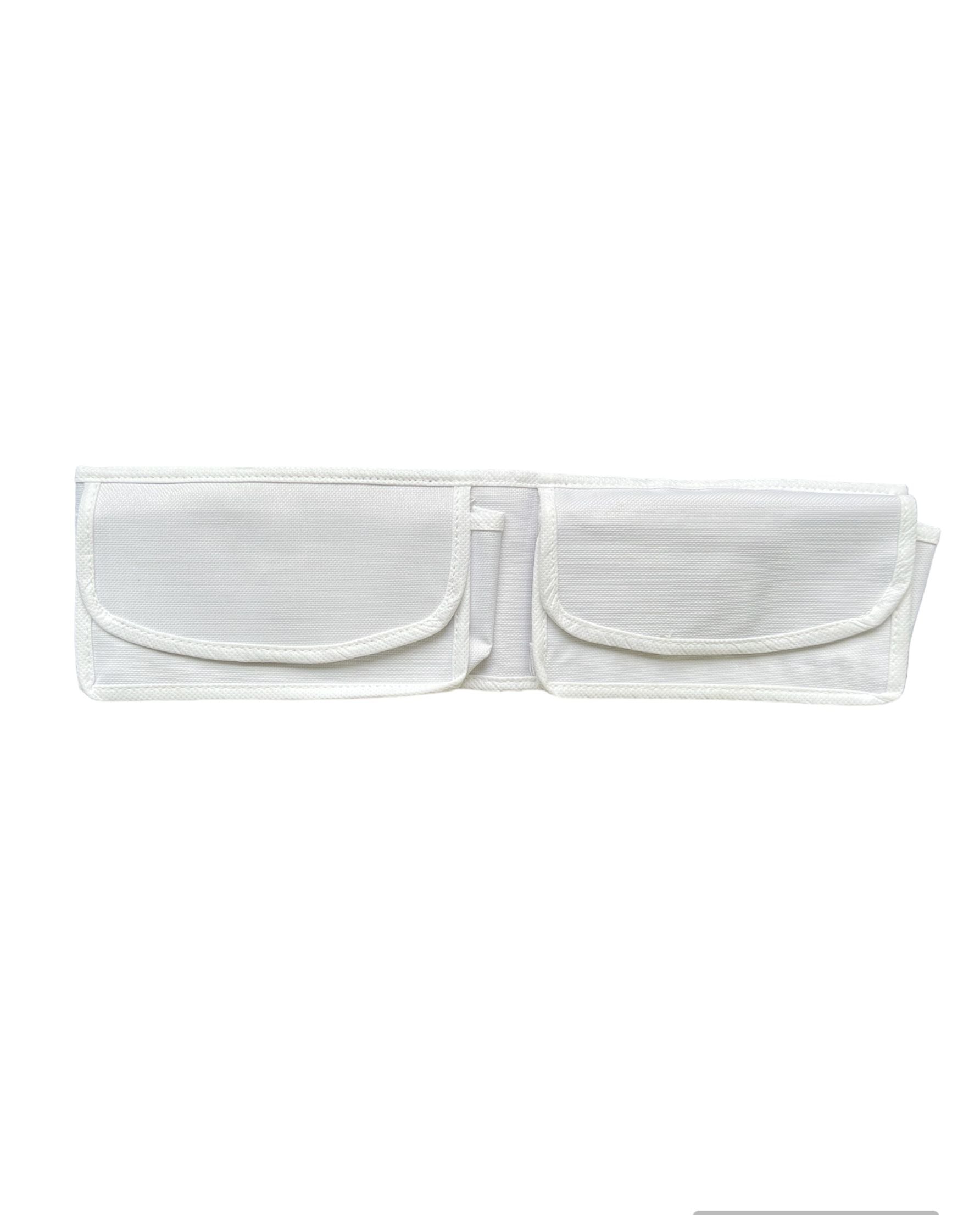 Ruby White Ihram Belt with Dual Pouches – Adjustable Washable Hajj & Umrah Utility Waist Belt - Image 8 - Ruby Online