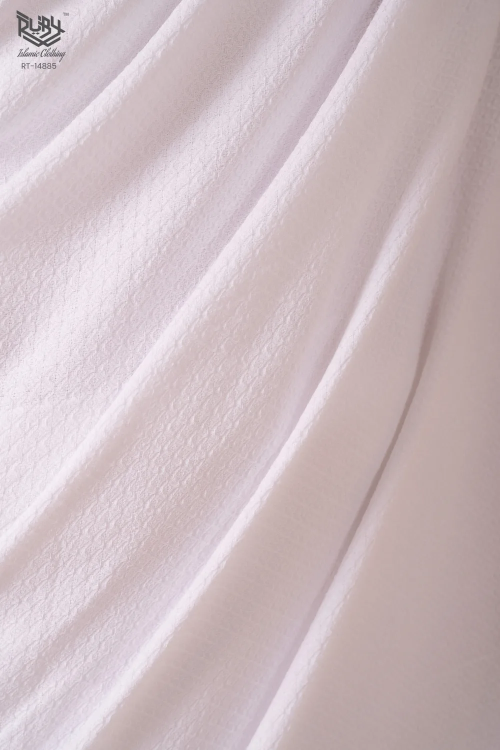 Premium Men’s Pure White 2-Piece Ihram Set for Hajj & Umrah — 46″×92″ (Free Size) — Ultra-Soft Cotton/Towel - Image 4 - Ruby Online