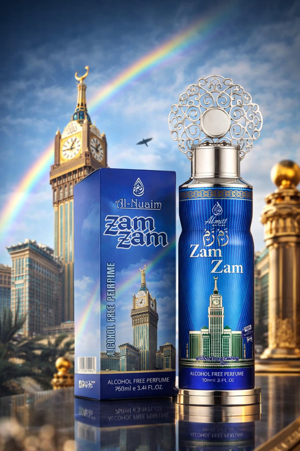 Al Nuaim Zam Zam Premium Alcohol Free Attar Perfume 200ml – Long Lasting Citrus Amber Fragrance - Image 5 - Ruby Online